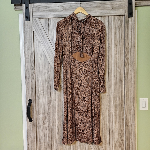 Free People Loveless Printed Open-Back Midi Dress - Picture 3 of 11